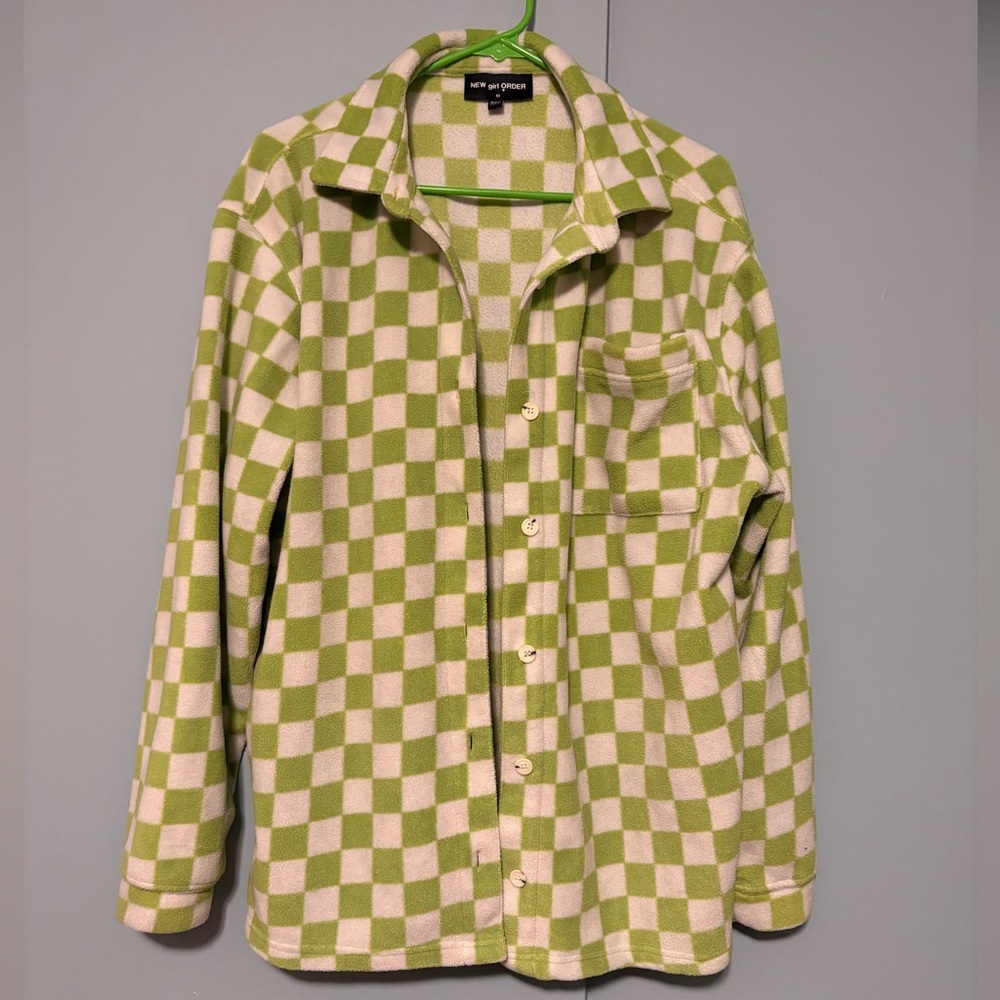 NEW GIRL ORDER 🌱 fleece button up